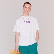 5.B.O SIGNATURE T-SHIRTS -WHITE